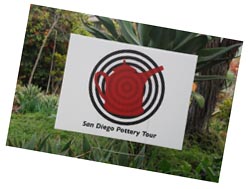 San Diego Pottery Tour yard sign